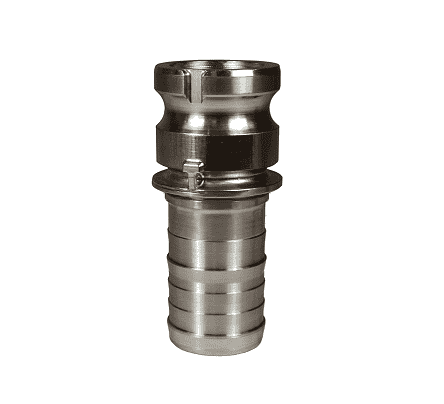 L150-E-SS Dixon 1-1/2" 316 Stainless Steel Vent-Lock Type E Cam and Groove Coupling - Adapter x Hose Shank