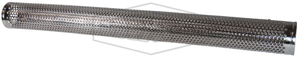 BS-2425-R250300 Dixon Valve 2-1/2"-3" Long Strainer Back-Up Tube with 1/4" Holes for In-Line Filter/Strainer - 316L Stainless Steel