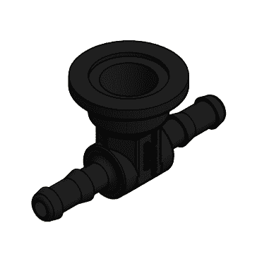 M100050HBT Banjo 1/2" Hose Barb x 1/2" Hose Barb x M100
