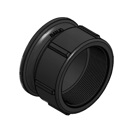 M300FISO Banjo 3" Manifold Flange x 3" ISO 228 Female Thread British Standard Pipe