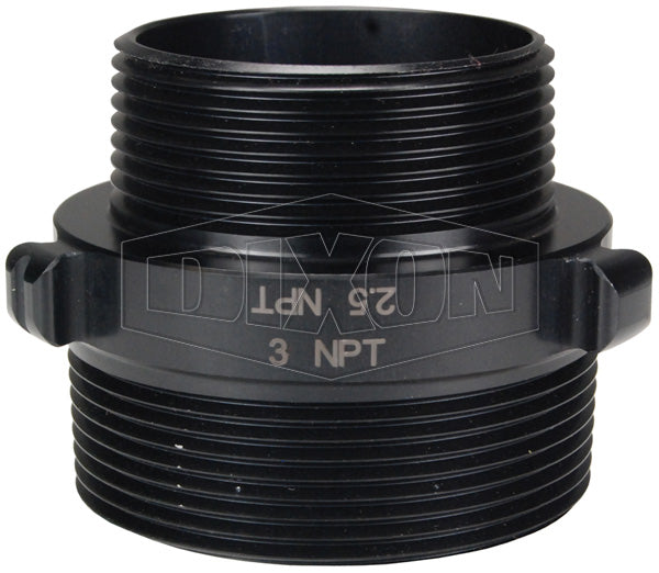N36-40T45F Dixon Aluminum Double Male - Style N36 - Rocker Lug - 4" Male NPT x 4-1/2" Male NST(NH)