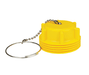 ME181-1 Dixon Valve LP Gas Yellow Plastic Acme Dust Plug - 3-1/4" Male Acme Dust Seal w/Chain Assembly