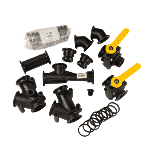 MIS220AAK Banjo Full Port Inductor Assembly Kit - Part A - 2" Male Adapter x 2" Male Adapter