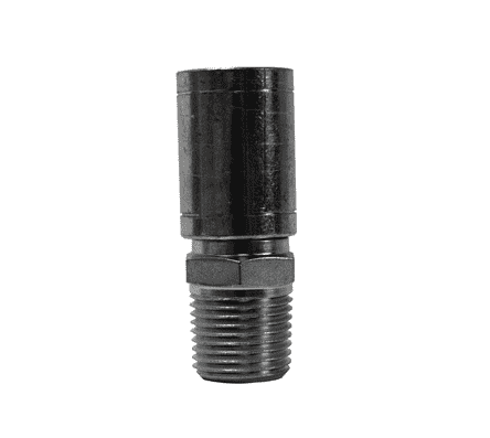 MPC-T06 Dixon 3/8" Carbon Steel True ID Fitting - Rigid Male Pipe