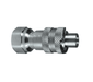 N4F6-S Dixon 303 Stainless Steel N-Series Quick Disconnect 1/2" Bowes Interchange Pneumatic Nipple - 3/4"-14 Female NPTF