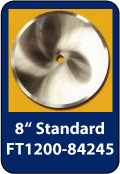 FT1200-3-84245 Replacement Aeroquip hose cut off blade 8" Standard (For F1200 Hose cut off machines)