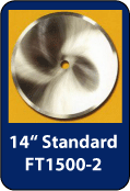 FT1500-2 Smooth Beveled Replacement Aeroquip cut off blade for FT1500 & FT1505 machine