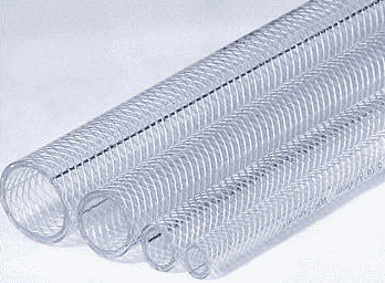 Versilon™ NT-80 ADT00307 1-1/4" ID x 1.700" OD x .225" Wall 50' Package Length - Flexible Reinforced PVC Tubing