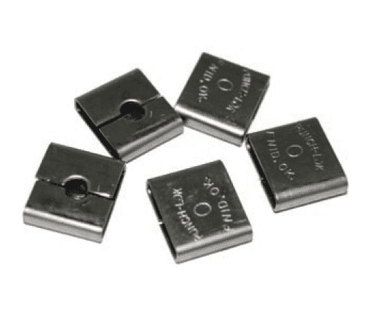 P820105 (PL5S) by PT-Coupling | PUNCH-LOK | Coil Clamp Strapping Lok | 5/8" Width | Stainless Steel | 100 Pieces/Box