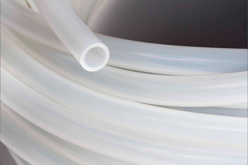SPT50 - .156 X .219 Versilon™ Saint Gobain 5/32" ID x 7/32" OD x 1/32" Wall (SPT-50) - 500' Package Length - Sanitary Silicone Tubing