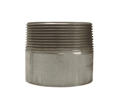 PNS4000 Dixon 4" 304 Stainless Steel NPT Threaded Pipe Fitting - 4" Overall Length
