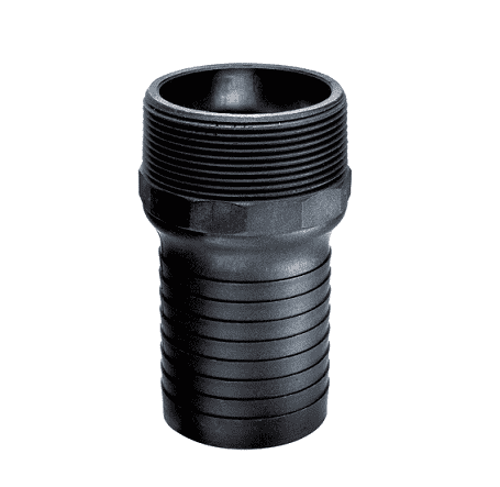 PPN050 by Kuriyama | Hose Nipple | 1/2" Male NPT x 1/2" Hose Shank | 125 PSI | Polypropylene