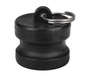 PPP150 Dixon 1-1/2" Type P Polypropylene Adapter - Dust Plug