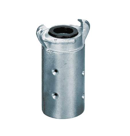 Q-AL2 by Kuriyama | Two Lug Sand Blast Hose Coupling | 1" Hose Size | 1-7/8" OD | 110 PSI | Aluminum