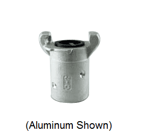 Q3B by Jason Industrial | Sandblast Hose Coupling | Hose End | 1-1/4" Hose ID | 2-5/32" Hose OD | Brass