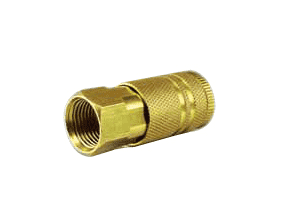 QCF04B by Jason Industrial | Air Coupler | Industrial Quick Connect | Quick Connect x Female 1/4" NPT | Brass