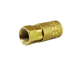 QCF06B by Jason Industrial | Air Coupler | Industrial Quick Connect | Quick Connect x Female 3/8" NPT | Brass