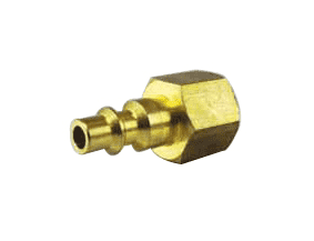 QPF06B by Jason Industrial | Air Coupler | Industrial Quick Connect | Plug x Female 3/8" NPT | Brass