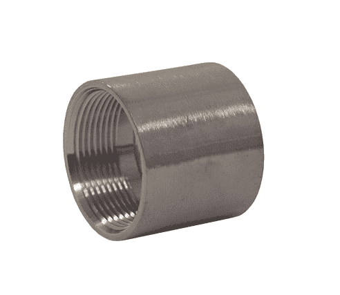 RHC50SS Dixon Valve 150# 316 Stainless Steel NPT Threaded Coupling - 1/2" Female NPT x 1/2" Female NPT