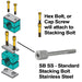 SB7SS ZSi-Foster | Beta Clamp | Standard Series | Group S7 Stacking Bolt | Stainless Steel