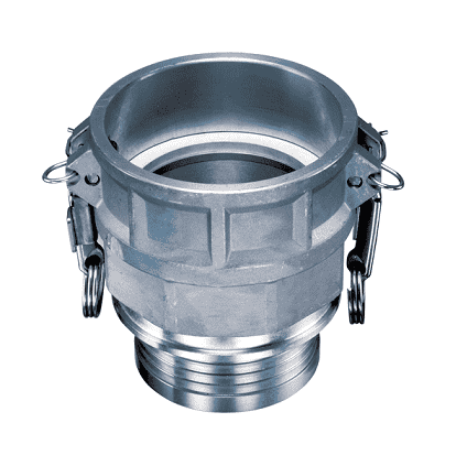 SCAL-C400 by Kuriyama | Quick-Acting Swivel Coupling | Type B | 4" Female Coupler x 4" Hose Shank | Aluminum