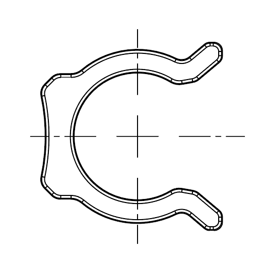 50980-08 by AIGNEP | Accessories Series | Security Clip for Push Connect Collet | 1/2" Tube | Pack of 10