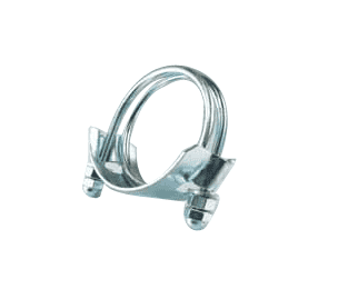 SDB250CCW by Jason Industrial | Double Bolt Hose Clamps for Corrugated Hose | Counterclockwise | 2-1/2" Hose ID