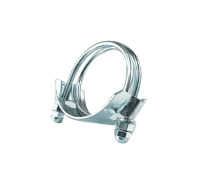SDB1000CCW by Jason Industrial | Double Bolt Hose Clamps for Corrugated Hose | Counterclockwise | 10" Hose ID