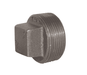 SHP300 Dixon 150# Iron NPT Threaded Square Head Cored Plug - 3" Male NPT