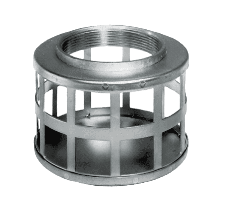 SHS200 by Kuriyama | Square Hole Strainer | 2" Female NPSM | Zinc Plated Steel