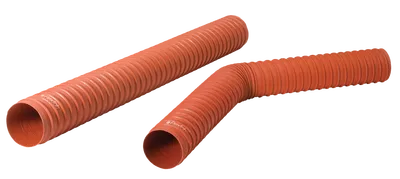 2563-300 FlexFab Series 2563 2-ply Industrial SIL-FAB2™ Nylon Rod Reinforced Duct - 3.00" ID - 3.40" OD - 12ft