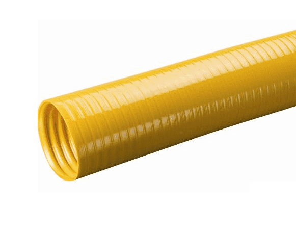 SLV-VAP2X3 Tigerflex by Kuriyama | SLV-VAP Series | Non-Food Grade Banding Sleeve | Yellow | 2" ID | 3ft Length | Flexible PVC