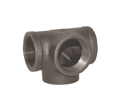 SOT75 Dixon 150# Iron NPT Threaded Side Outlet Tee - 3/4" Female NPT