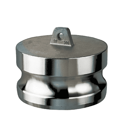 SS-DP150 by Kuriyama | Quick-Acting Coupling | Part DP | 1-1/2" Dust Plug | 316 Stainless Steel