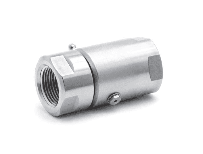 SS16DBFP100XFP100-NI-86-TFE by Super Swivel | 16050-NI-86-TFE | Automatic Car Wash Swivel | 1"-11-1/2 Female Pipe NPTF x 1"-11-1/2 Female Pipe NPTF | Straight | Electroless Nickel | TFE Seal