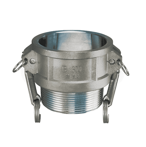 SS304-B100 by Kuriyama | Quick-Acting Coupling | Part B | 1" Female Coupler x 1" Male NPT | 304 Stainless Steel