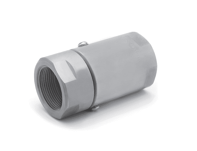 SS32FP200XFP200-440-AL (1076-440-AL)  Super Swivel Straight 2-11-1/2 Female Pipe NPTF x 2-11-1/2 Female Pipe NPTF - 1.781" Through Hole - 440c Stainless Steel - AFLAS Seal