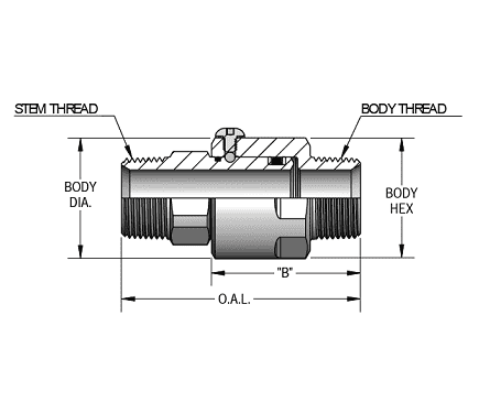 SS32MP200XMP200-NI-AL by Super Swivel | 2774-NI-AL | 2-11-1/2 Male Pipe NPTF x 2-11-1/2 Male Pipe NPTF | 1.781" Through Hole | Straight | Electroless Nickel | AFLAS Seal