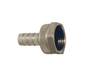 SSCF75 Dixon 303 Stainless Steel GHT Thread Fitting w/ Hex Nut - Machined Female w/ Swivel Nut - 5/8" Hose Size
