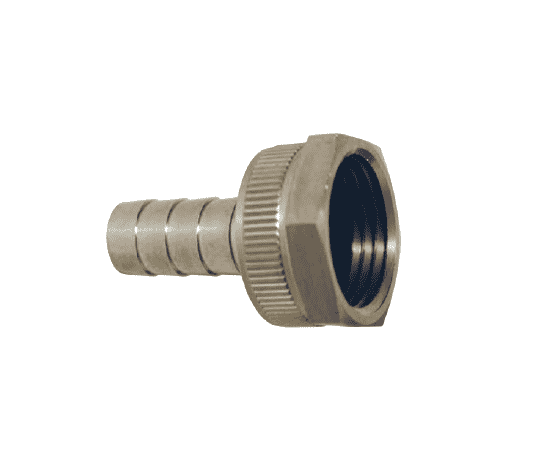 5911212SS Dixon 303 Stainless Steel GHT Thread Fitting w/ Hex Nut - Machined Female w/ Swivel Nut - 3/4" Hose Size (Old Part #: SSCF76)