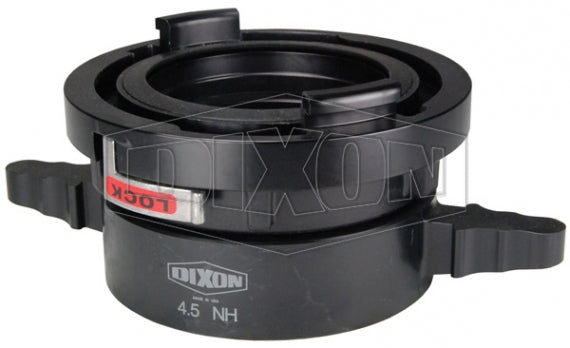 SFSA5040F-LH Dixon Aluminum 5" Storz x 4" Female NST(NH) Swivel Adapter (Long Handle)