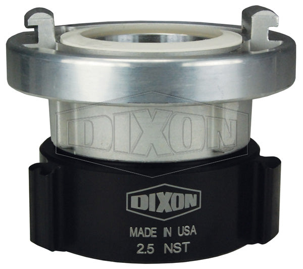 SFSA4040F Dixon Aluminum 4" Storz x 4" Female NST(NH) Swivel Adapter - Old Part #: SZSF4040F