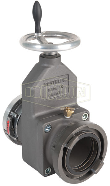 SGV550 Dixon Aluminum Alloy Large Diameter (LDH) Gate Valve - 5" Storz Inlet x 5" Storz Outlet