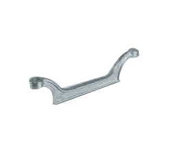 SW2025 by Jason Industrial | Ductile Spanner Wrench for Pin Lug Couplings | 2" x 2-1/2" | Iron (Dual Diameter)