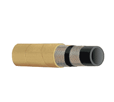 T140AK075X50 Alfagomma by Kuriyama | Braided Wire Air Hose | Yellow | 3/4" ID | 1.10" OD | 600 PSI | 50ft Length | Steel