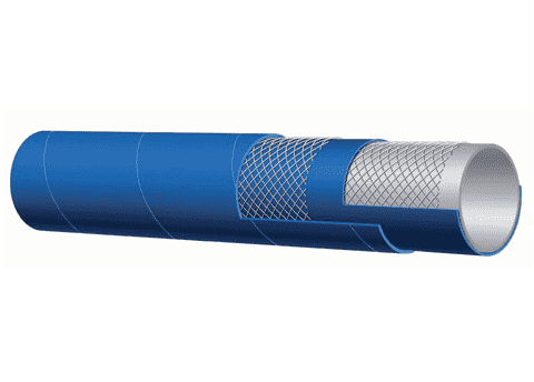 T452LE300X100 Alfagomma by Kuriyama | Potable Water Hose Hose | Blue | 3" ID | 3.62" OD | 150 PSI | 100ft Length