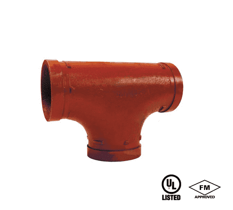 T6025 Dixon Ductile Iron Grooved End Fitting - Series T - 2-1/2" Nominal Size