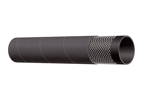 T763AA500X100 Alfagomma by Kuriyama | Heavy Weight Dry Powder Delivery Hose | Black | 5" ID | 5.71" OD | 75 PSI | 100ft Length