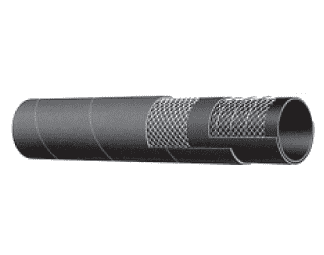 T902AA200X100 Alfagomma by Kuriyama | High Quality Hot Air Blower Hose | Black | 2" ID | 2.48" OD | 150 PSI | 100ft Length