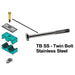 TB3SS ZSi-Foster | Beta Clamp | Twin Series | Group T3 Hex Head Bolt | Stainless Steel